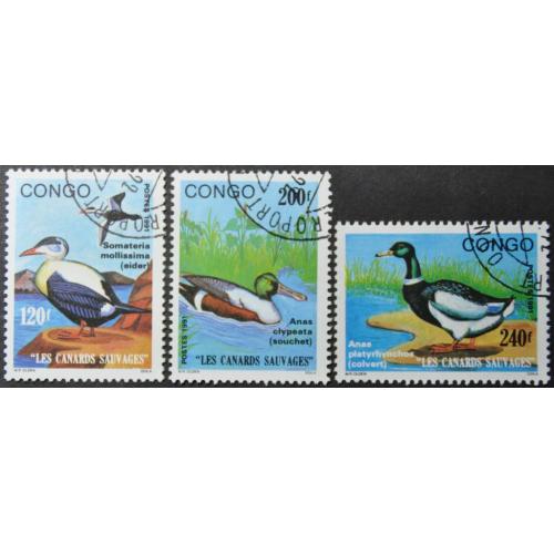 Конго Фауна Птицы Утки 1991