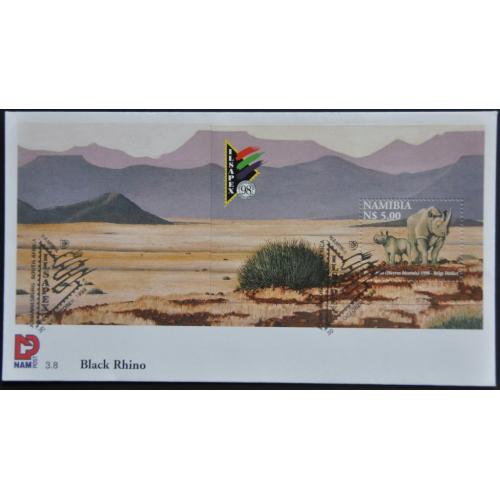 КПД Намибия Фауна Носорог 1998