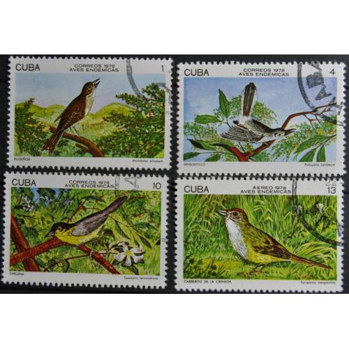 Куба Фауна Птицы 1978