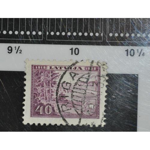 Латвия 1939 перф 10Х11