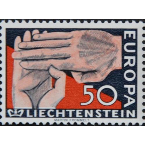 Лихтенштейн  Европа СЕПТ 1962