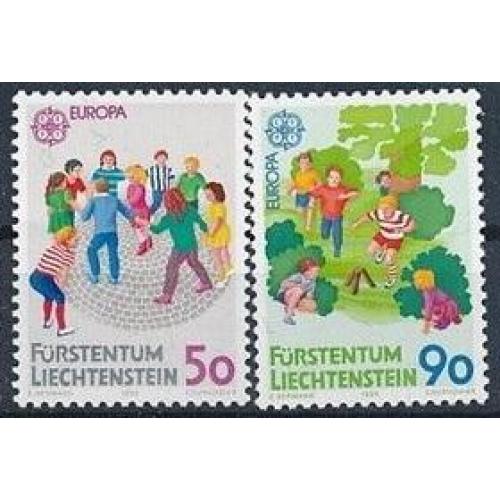 Лихтенштейн Европа СЕПТ Дети 1989