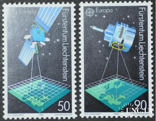 Лихтенштейн Космос Европа СЕПТ 1991