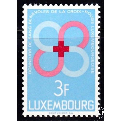 Люксембург Донорство Красный Крест 1968