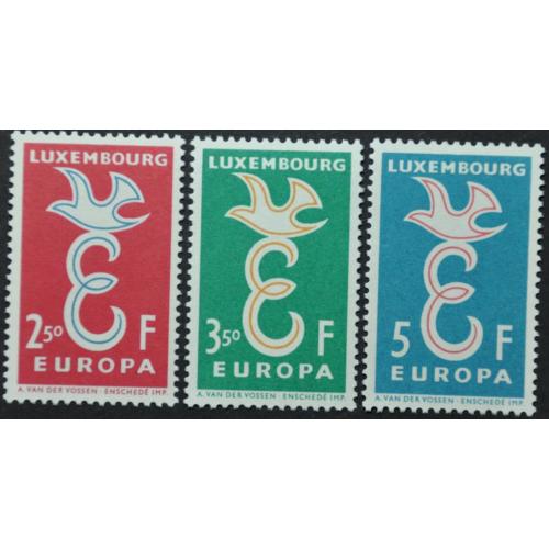 Люксембург Европа СЕПТ 1958