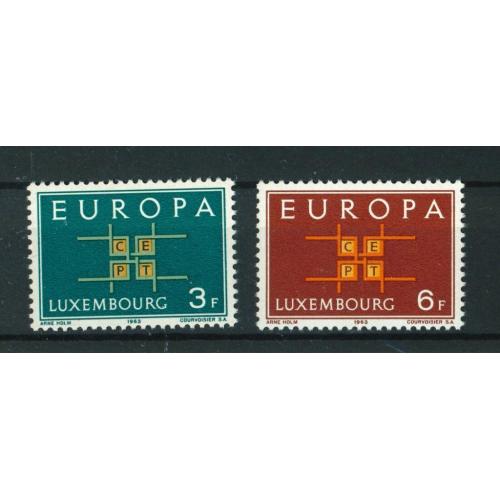 Люксембург Европа СЕПТ 1963