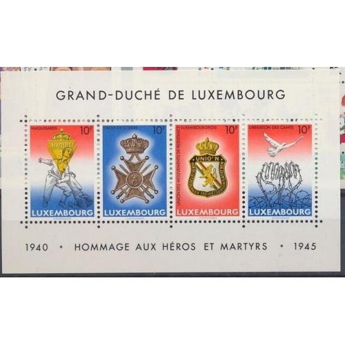 Люсембург Вторая Мировая Орден Геральдика Голубь Мира