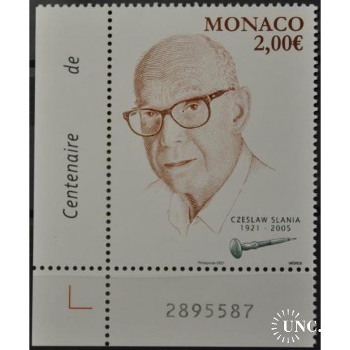 Монако Гравер марок и банкнот Чеслав Сланя 2021