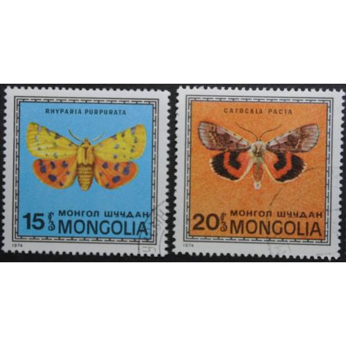Монголия Фауна Бабочки 1974