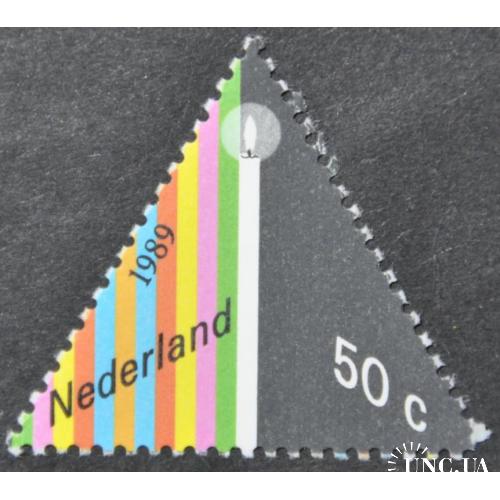 Нидерланды Декабрьская марка С Новым Годом 1989