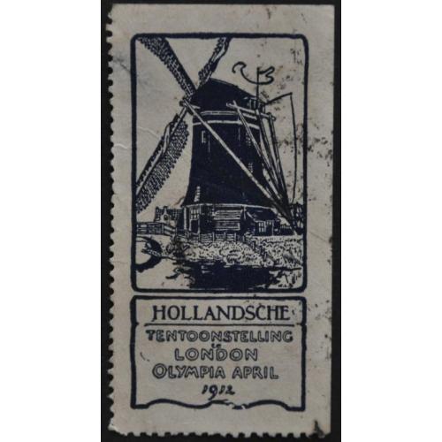 Нидерланды Голландия Спорт Мельница Непочтовые 1912