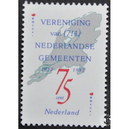 Нидерланды Карта 1987