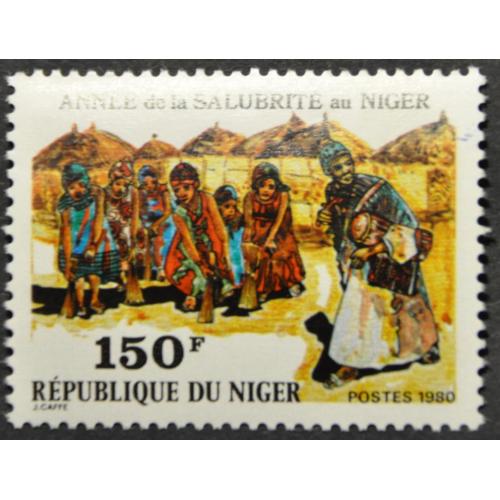 Нигер Танцы туземцев 1980