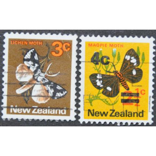Новая Зеландия Фауна Бабочки 1971
