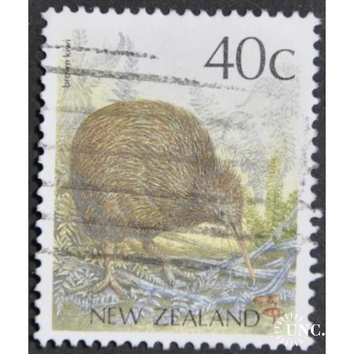 Новая Зеландия Фауна Птицы  Браун Киви 1988