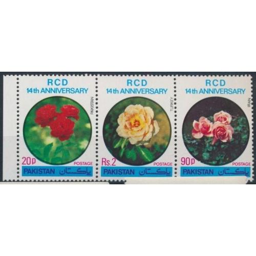 Пакистан Флора Цветы Розы 1978