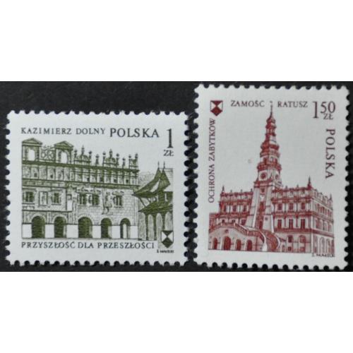 Польша Архитектура MNH + MH