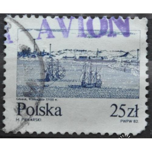 Польша Морской транспорт Парусник 1982