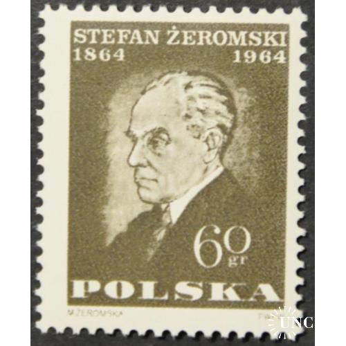 Польша писатель Стефан Жеромский 1964