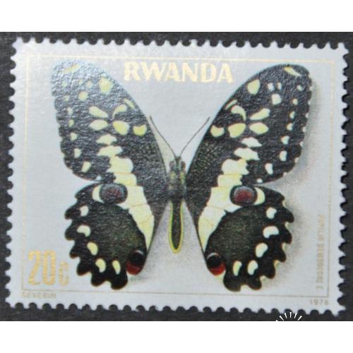 Руанда Фауна Бабочки 1978