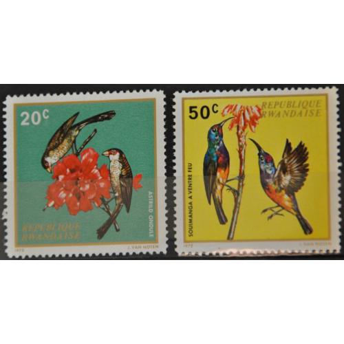 Руанда Фауна Птицы 1972