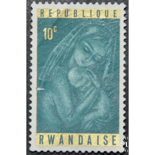 Руанда Живопись Мать и Дитя