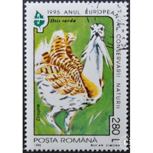 Румыния Фауна Птицы Дрофа 1995