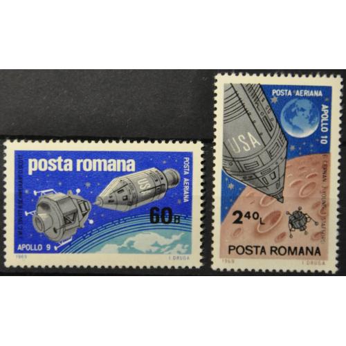 Румыния Космос Аполло-9-10 1969