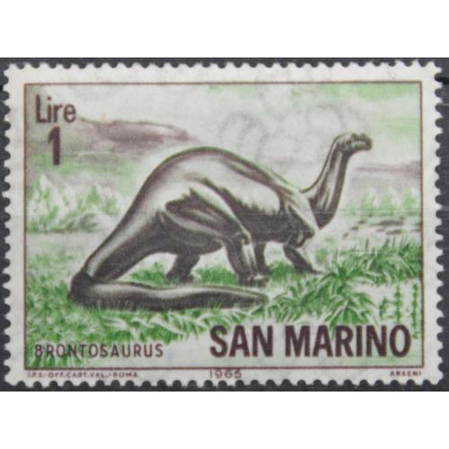 Сан-Марино Доисторическая Фауна Динозавры 1965