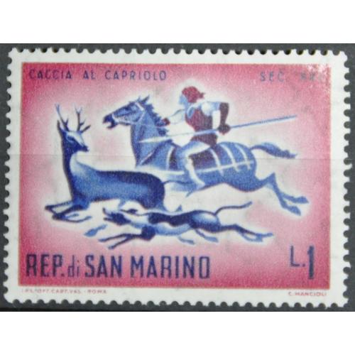Сан-Марино Фауна Охота 1961