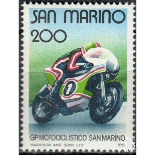Сан-Марино Спорт Мотоцикл 1981