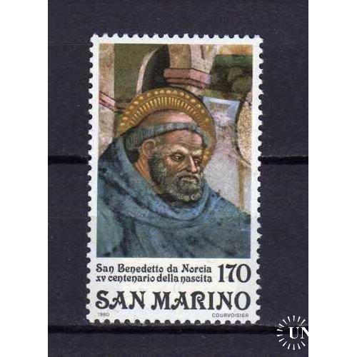 Сан-Марино Св.Мартин Живопись 1980