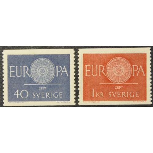 Швеция Европа СЕПТ 1960