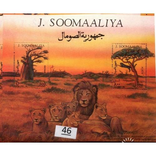 Сомали Фауна Лев Флора Баобаб 1994