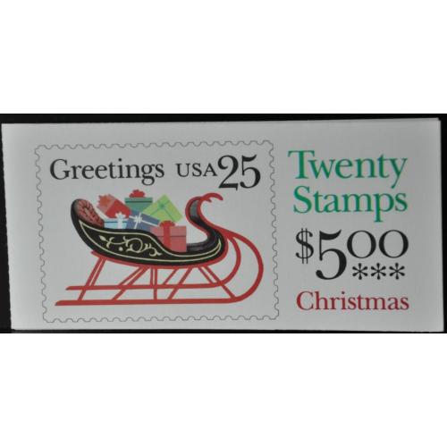 США Буклет 2429a 1989 Рождество