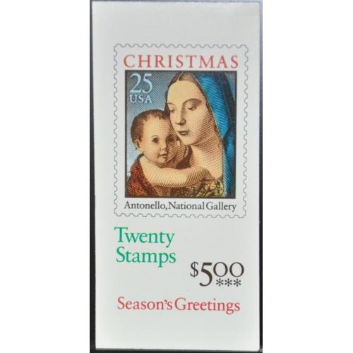 США Буклет 2514a 1990 Рождество