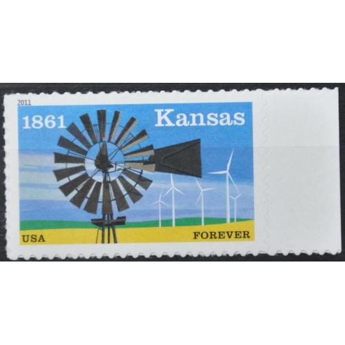 США Канзас Ветроэнергетика 2011