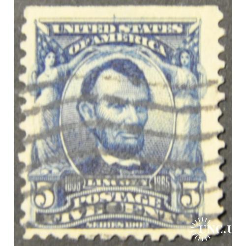 США Линкольн 5c. 1902-1903 Sc.304