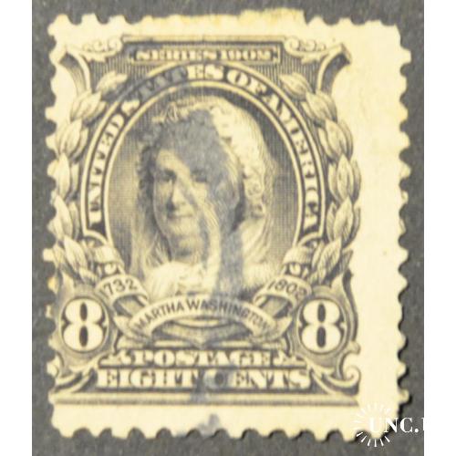 США Марта Вашингтон 8c. 1902-1903 Sc.306