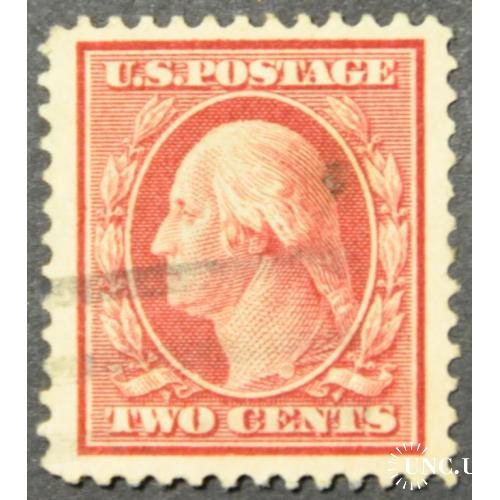 США Вашингтон 2c. 1908-1911 перф.12