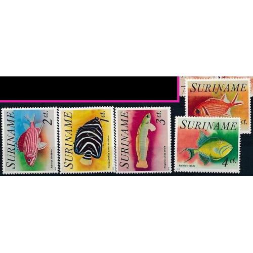 Суринам Фауна Рыбы 1976