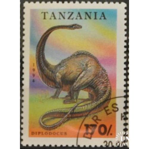Танзания Доисторическая Фауна Динозавры Диплодок 1994