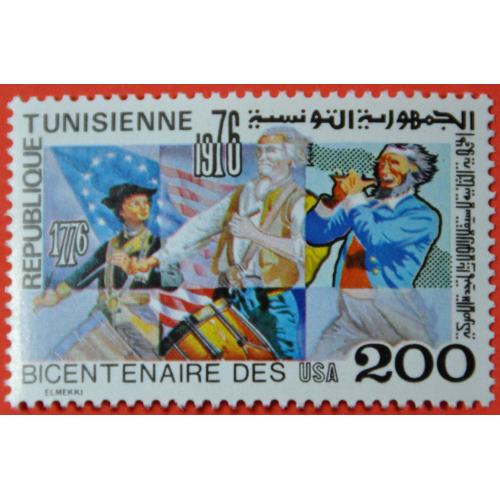 Тунис 200 лет США 1976 MNH