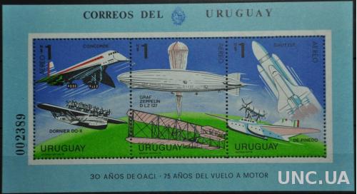 Уругвай Космос Авиация 1978