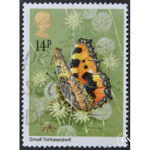 Великобритания Фауна Бабочки 1981