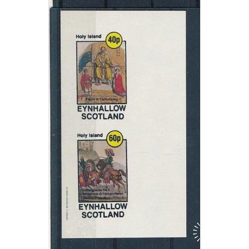 Великобритания локал Шотландия о-в Эйнхаллоу Святой остров Искусство 1982