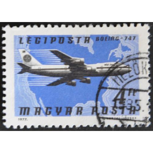 Венгрия Авиация Боинг-747 1977