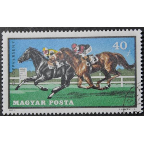 Венгрия Спорт Скачки Лошадь 1971