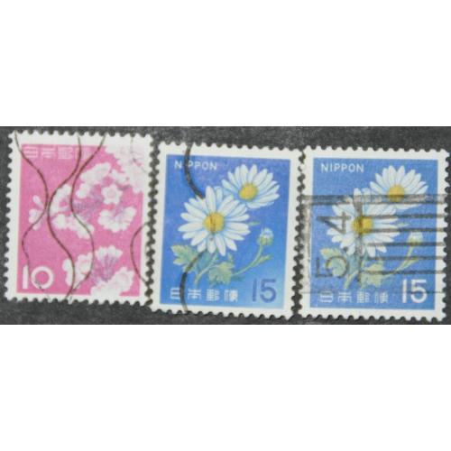 Япония Флора Цветы 1961 1966