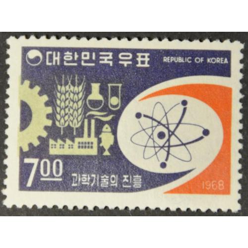 Южная Корея  Атом 1968